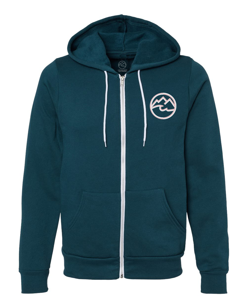 Pink Pine Campsite Zip Hoodie