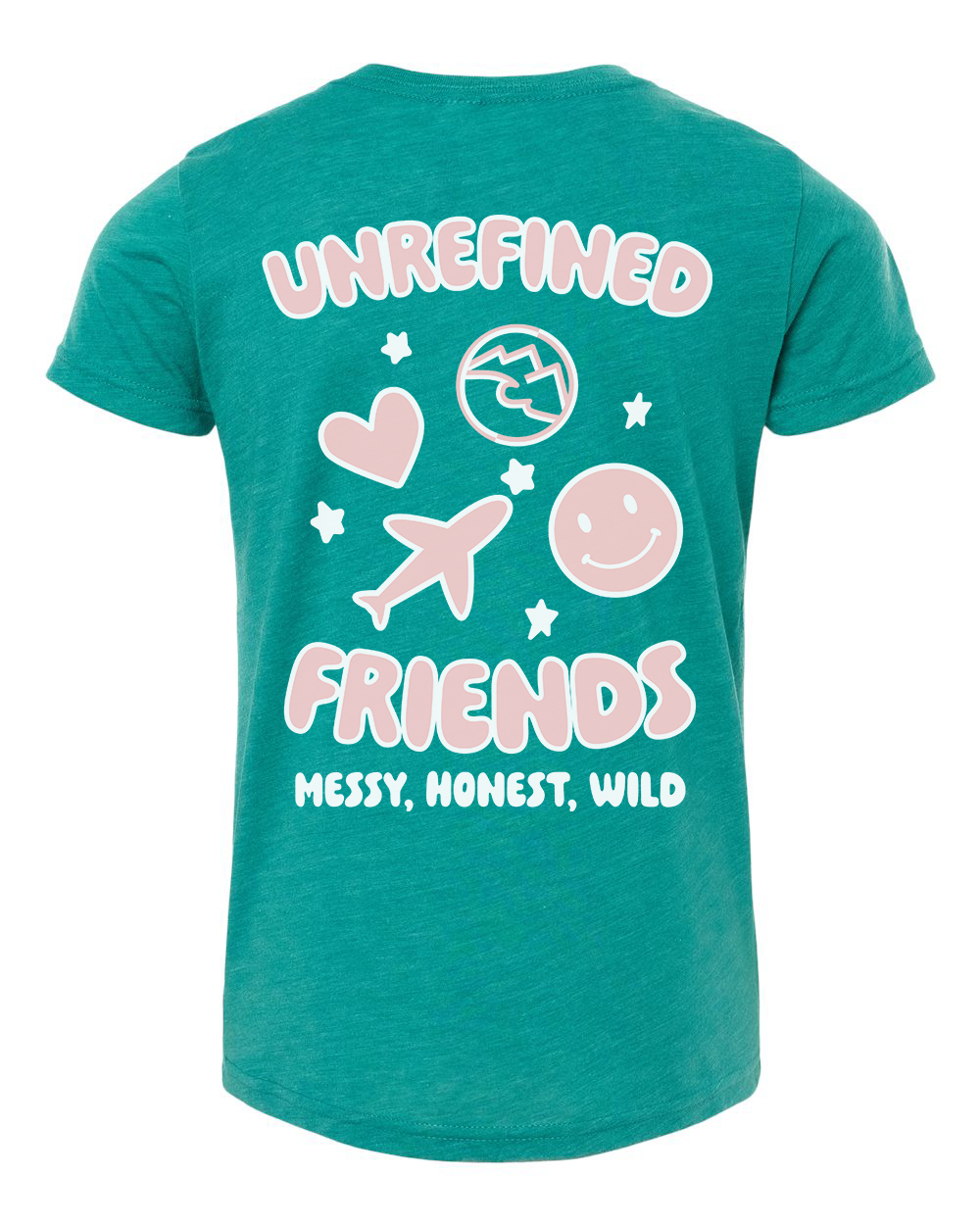 Pink Pine Sticker Kids T-Shirt