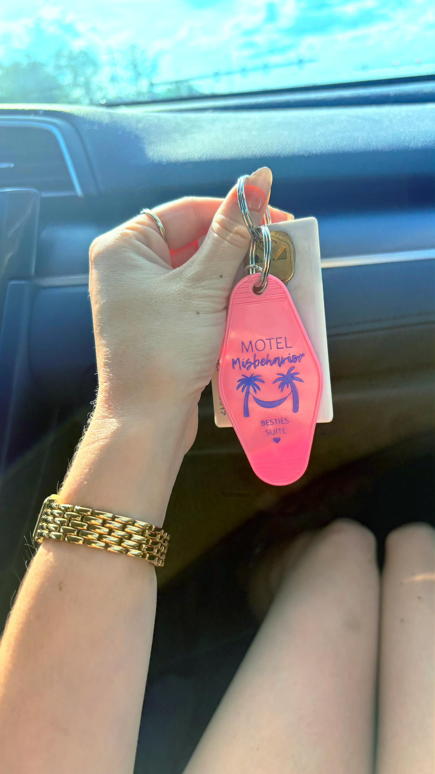 Motel Misbehavior Keychain