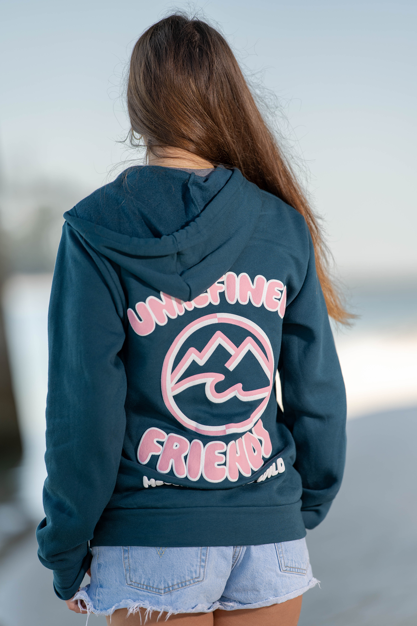 Pink Pine Campsite Zip Hoodie