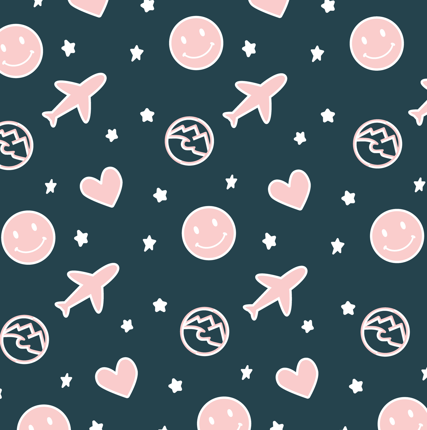 Pink Pine Pet Bandana
