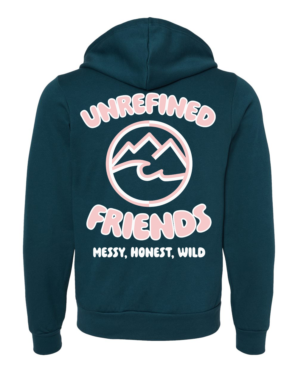Pink Pine Campsite Zip Hoodie