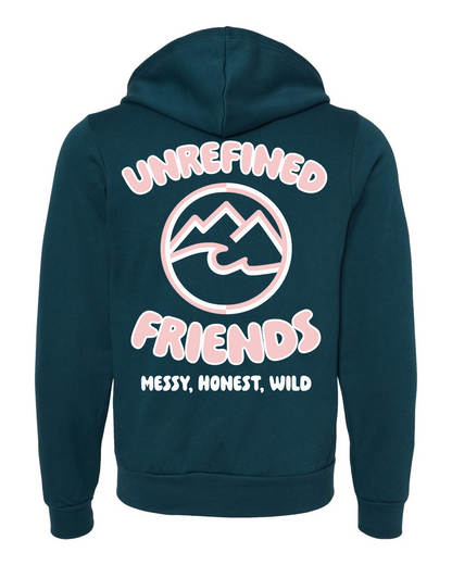Pink Pine Campsite Zip Hoodie