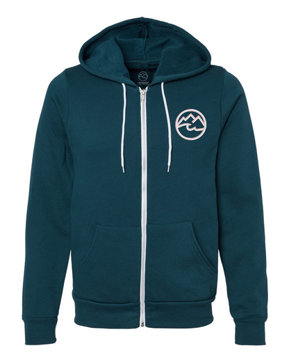 Pink Pine Campsite Zip Hoodie